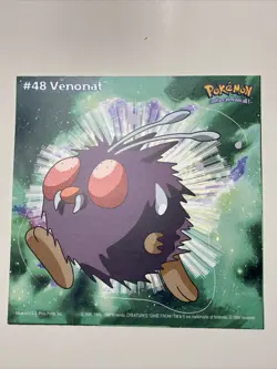 Vintage Pokemon 1999 Venonat Nintendo Sticker New! Gotta catch 'em all! - Image 1
