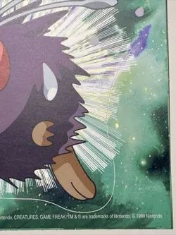 Vintage Pokemon 1999 Venonat Nintendo Sticker New! Gotta catch 'em all! - Image 4