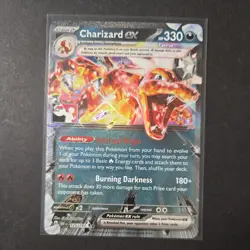 Pokemon TCG Charizard Ex 125/197 Obsidian Flames Play! Prize Pack Stamped - Image 1