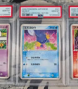 Pokemon Japanese 1st Ed. Ralts, Mudkip & Torchic PSA 10 GEM MINT for piipii_z - Image 3