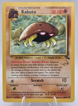 Kabuto W Gold Stamp Wizards Promo, WOTC 50/62 Pokemon TCG - Image 1
