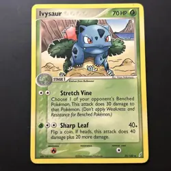 Pokemon TCG Ivysaur 35/100 Crystal Guardians Uncommon LP - Image 1