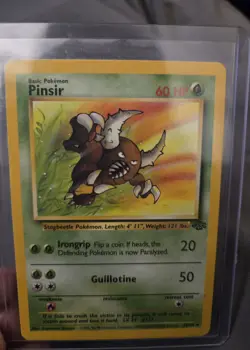 Pokemon TCG Pinsir Card 25/64 Jungle Unlimited Non-Holo Rare - Image 1
