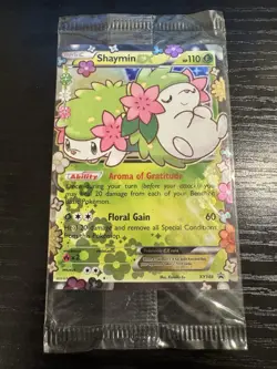 Shaymin EX XY148 Black Star Promo Factory Sealed Pokemon Card 2016 NM - Image 1