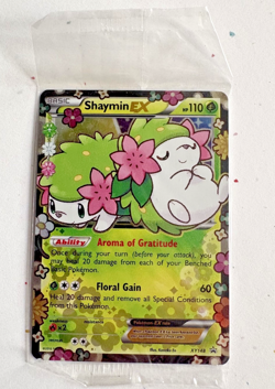 Shaymin EX XY148 Black Star Promo Factory Sealed Pokemon Card 2016 NM - Image 1
