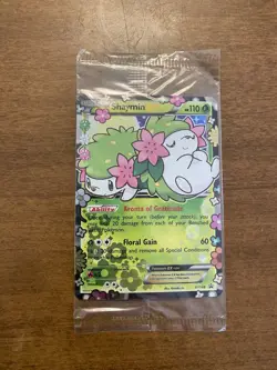 Pokemon TCG Shaymin-EX Promo Card XY148 Holo Sealed, Near Mint Condition - Image 1