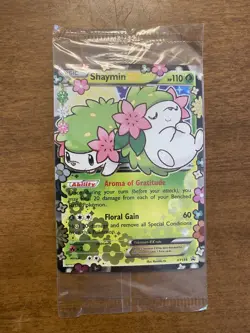 Pokemon TCG Shaymin-EX Promo Card XY148 Holo Sealed, Near Mint Condition - Image 3