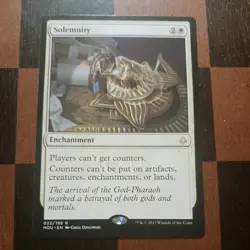 Mtg Solemnity LP Hour Of Devastation White Enchantment Magic Card Rare - Image 2