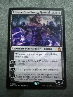 [1x] Liliana, Dreadhorde General Near Mint, English Ravnica Remastered MTG LC1 - Image 1
