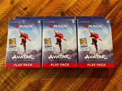9 Boosters Magic: The Gathering Avatar 3 Play Packs w/ Bonus Promo - Image 1
