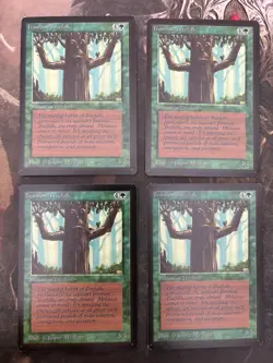 *** BETA Ironroot Treefolk x4 *** NM Clean! - Vintage MtG Magic - Image 1
