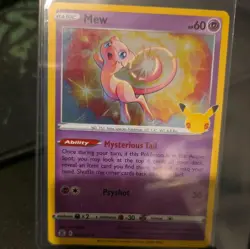 Pokemon TCG Mew Celebrations Holo Foil Card 011/025 Rare - Image 2