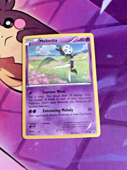 Meloetta - XY193 - Pokemon TCG - BLACK STAR PROMO HOLO RARE - NM - Image 1