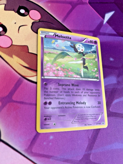 Meloetta - XY193 - Pokemon TCG - BLACK STAR PROMO HOLO RARE - NM - Image 2
