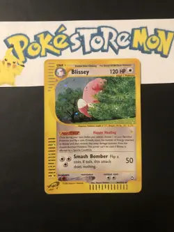 Pokemon - Blissey - Aquapolis - Holo - H6/H32 - English - Near Mint / Mint - Image 1