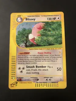 Pokemon - Blissey - Aquapolis - Holo - H6/H32 - English - Near Mint / Mint - Image 2