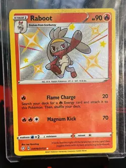 Pokemon TCG Shining Fates Galarian Holo Shiny Holo Rare SV16/SV122 - Image 1