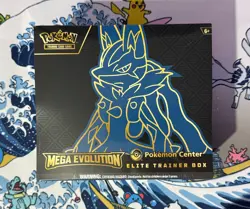 Mega Evolutions (Lucario) Pokemon Center Exclusive ETB *Brand New Sealed* - Image 1