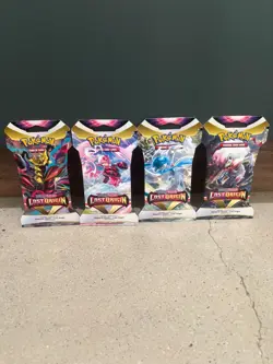 New Pokemon TCG Sword & Shield Lost Origin 4 x Hanger Booster Packs Set - Image 3