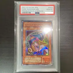 PSA 10 2001 Dark Magician Girl P4-01 UltraRare Japanese Premium Pack 4 - Image 1
