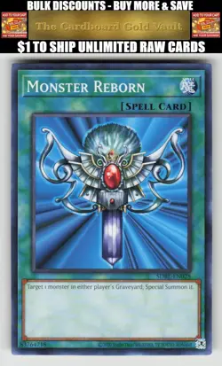 Yugioh Structure Deck: Saga of Blue-Eyes White Dragon #SDBE-EN028 Monster Reborn - Image 1