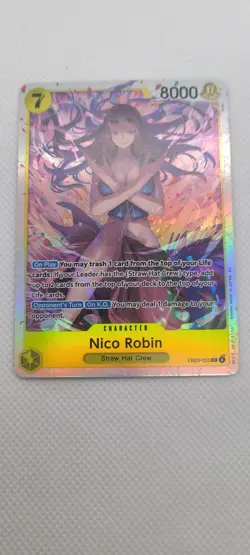 Nico Robin EB03-055 Extra Booster: One Piece Heroines Edition Foil Super Rare - Image 2