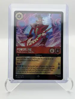 Powerline World's Greatest Rock Star 110/204 Fabled Holo Rare Disney Lorcana - Image 1