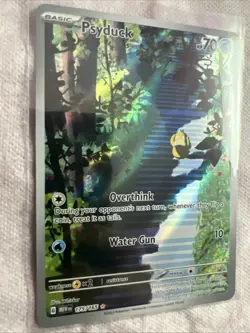 Pokemon TCG Scarlet & Violet Psyduck Holo Illustration Rare Card 175/165 NM - Image 2