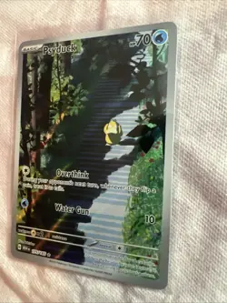 Pokemon TCG Scarlet & Violet Psyduck Holo Illustration Rare Card 175/165 NM - Image 3