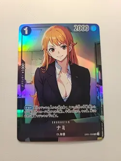 Nami Pirate One Piece Swimsuit Sexy ACG Goddess Story Waifu Card Girl Holo Anime - Image 1