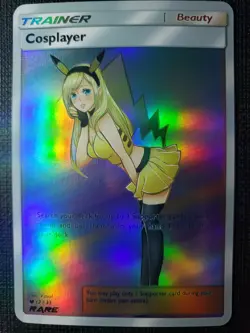 Anime Waifu Sexy Doujin ACG Custom Trainer Art card - Image 1