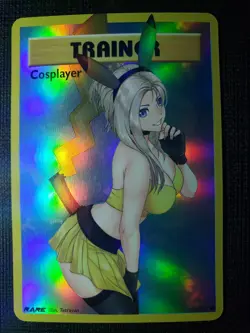 Anime Waifu Sexy Doujin ACG Custom Trainer Art card - Image 1