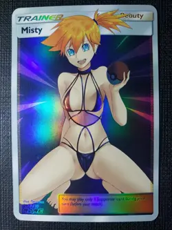 Anime Waifu Sexy Doujin ACG Custom Trainer Art card - Image 1