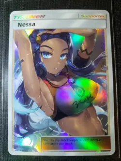 Anime Waifu Sexy Doujin ACG Custom Trainer Art card - Image 1