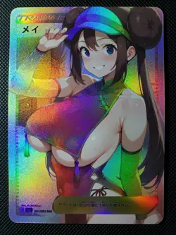 Anime Waifu Sexy Doujin ACG Custom Trainer Art card - Image 1