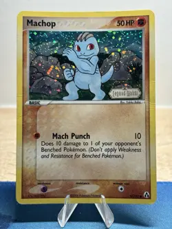 Machop 57/92 Ex Legend Maker Reverse Holo Foil Stamped Pokemon Card HP - Image 1