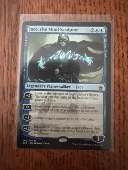 Magic the Gathering MTG Jace, the Mind Sculptor (62) Masters 25 LP - Image 1