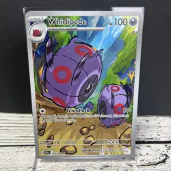 Whirlipede NM Black Bolt SV11 English Pokemon 133/086 Illustration Rare - Image 1