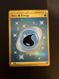 Pokemon TCG Basic Water Energy 279/193 Secret Rare Paldea Evolved - Image 1