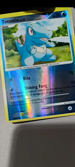 Totodile 106/123 Mysterious Treasures Reverse Holo MP Pokemon TCG - Image 5