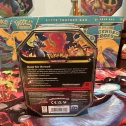 Pokemon TCG Mega Charizard Y EX Tin Sealed In Hand - Image 2