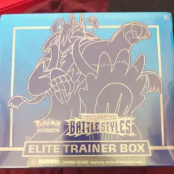 Pokemon Battle Styles Elite Trainer Box Rapid Strike Urshifu Blue ETB Sealed - Image 1