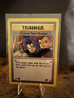 Pokemon Here Comes Team Rocket! 71/82 Team Rocket Trainer Regular - Image 1