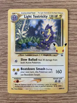 Light Toxtricity SWSH137 Black Star Promo | Celebrations | Mint | Pokemon TCG - Image 1