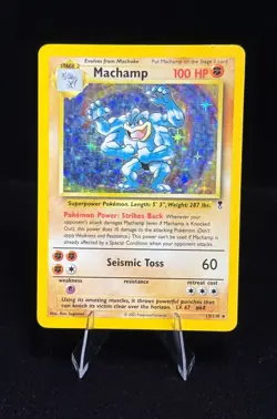 Machamp 15/110 Holo Rare – Legendary Collection – WotC 2002 Pokemon – MP - Image 3