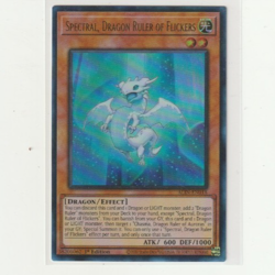 Yugioh! Spectral, Dragon Ruler of Flickers - ALIN-EN018 - Ultra Rare - 1st Editi - Image 1