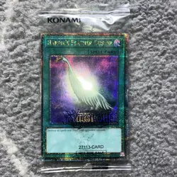 Yu-Gi-Oh! Harpie's Feather Duster EDC1-EN001 Quarter Century Rare Alt Art Sealed - Image 1