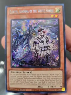 Yu-Gi-Oh! Elzette, Azamina Of The White Forest SUDA-EN008 Secret Rare 1st Ed NM - Image 2