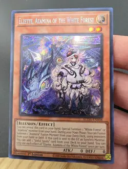 Yu-Gi-Oh! Elzette, Azamina Of The White Forest SUDA-EN008 Secret Rare 1st Ed NM - Image 3