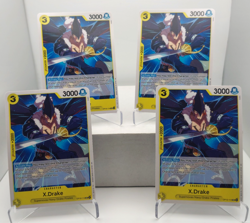 X Drake Playset - OP10-114 x4 - PRB02 Reprint - One Piece TCG - English - Image 1